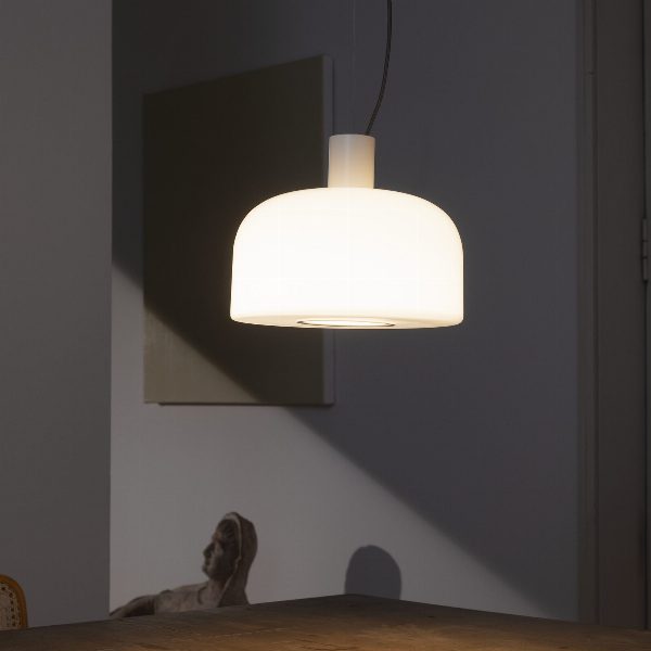 Bellhop Glass lampada a sospensione