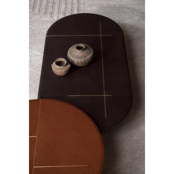 Placé Leather tavolo