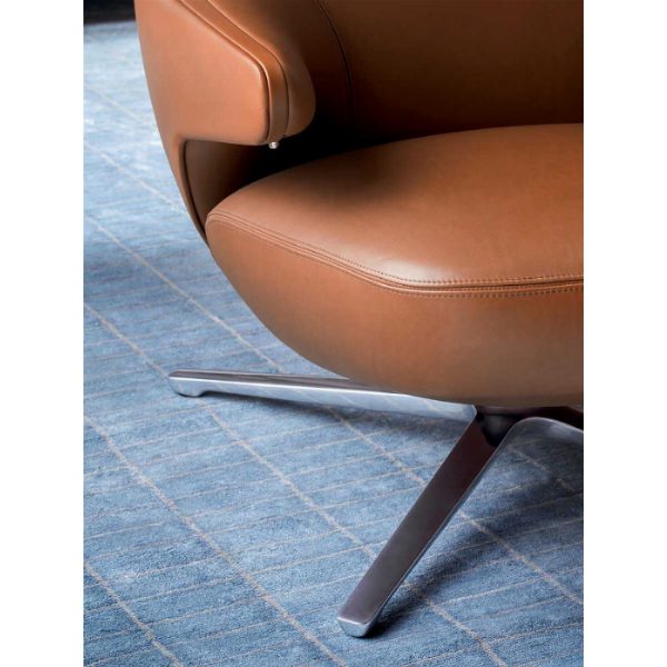 Jay Lounge | Poltrona in Pelle - Jean-Marie Massaud