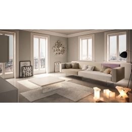 COFFEE TABLE AIR laccato quadrato L. 110,4  H. 41,4 - LAGO