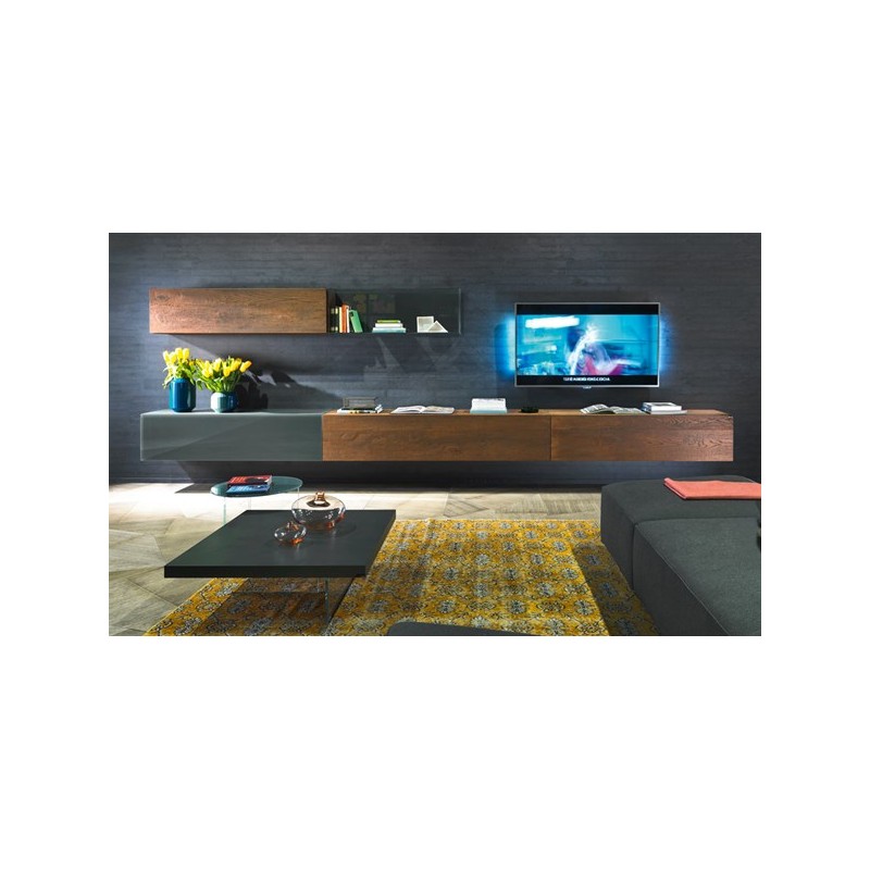 COFFEE TABLE AIR laccato quadrato L....