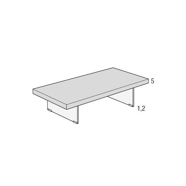 COFFEE TABLE AIR laccato L. 120 H. 41,4 - LAGO