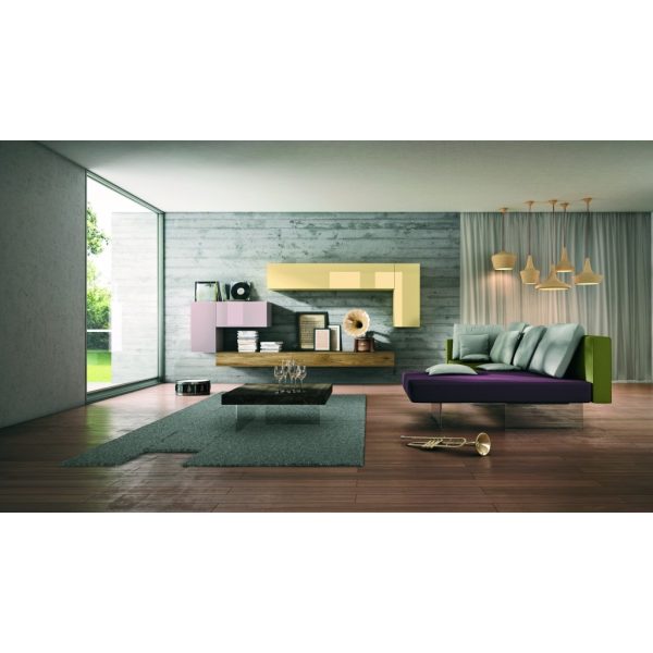 COFFEE TABLE AIR laccato L. 190  H. 41,4 - LAGO