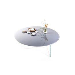 Coffee Table Air rotondo top vetro diam. 50 H. 32,4