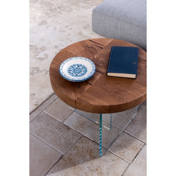 Coffee Table Air rotondo top wildwood diam. 50 H. 41,4