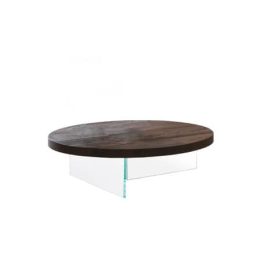 Coffee Table Air rotondo top wildwood diam. 120 x H. 28