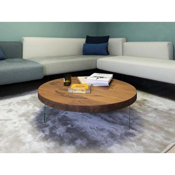 Coffee Table Air rotondo top wildwood diam. 120 x H. 41,4