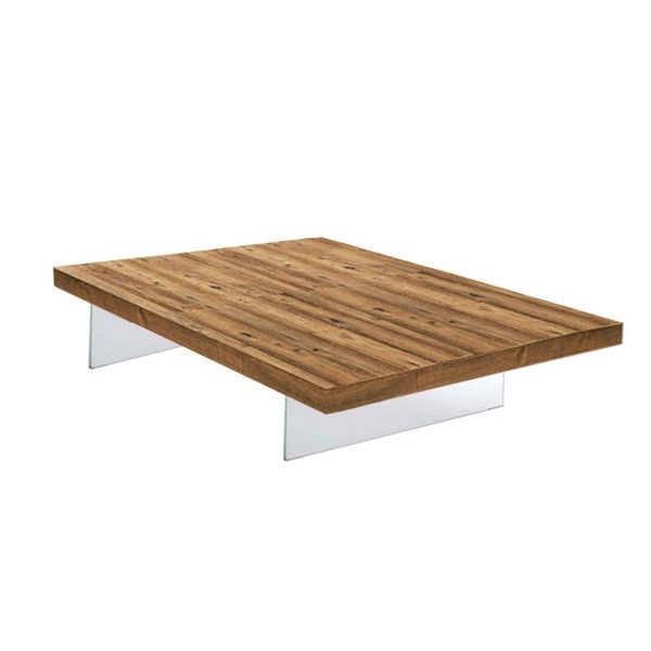 Coffee Table Air quadrato top wildwood L.82,8 x H. 31