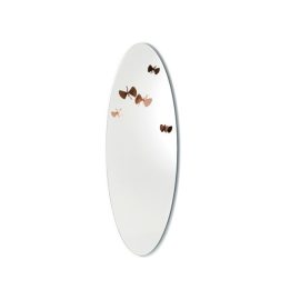 Specchio Bice 5 farfalle ottone
