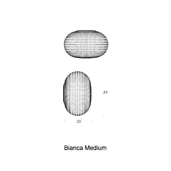 BIANCA Lampada da Soffitto Ø 30 LED - FontanaArte