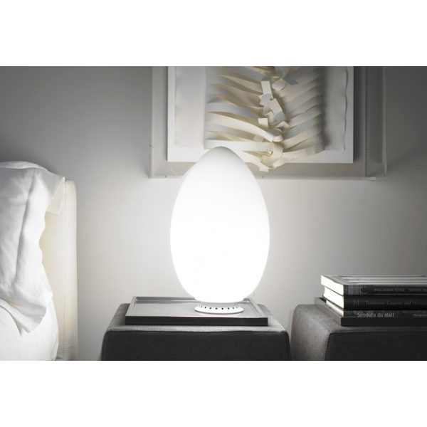 LAMPADA UOVO DA TAVOLO diam. 27 LED - Fontana Ate