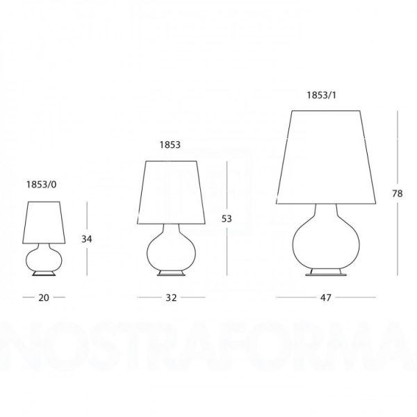 FONTANA Lampada da Tavolo Ø 32 - FontanaArte