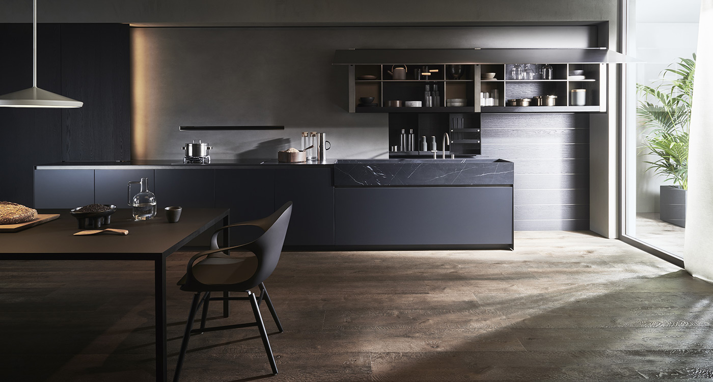 Skill, la cucina Modulnova raffinata e funzionale