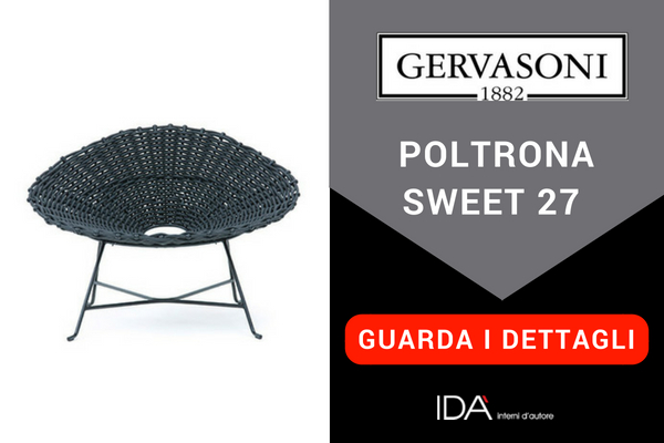 Poltrona Sweet 27 Gervasoni Poltrona Sweet 27 Gervasoni
