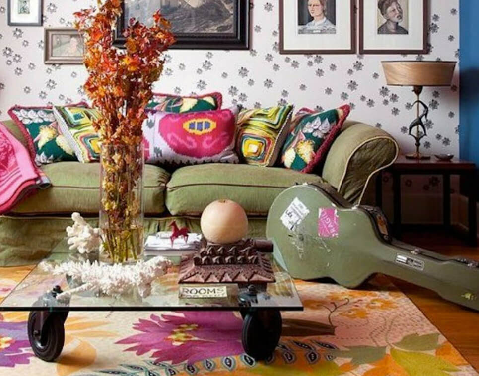 Arredo in stile boho chic: guida alla scelta dei colori
