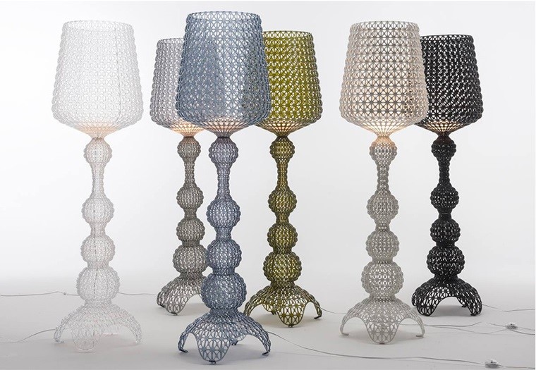 Kabuki di Kartell, la lampada dallo stile neobarocco