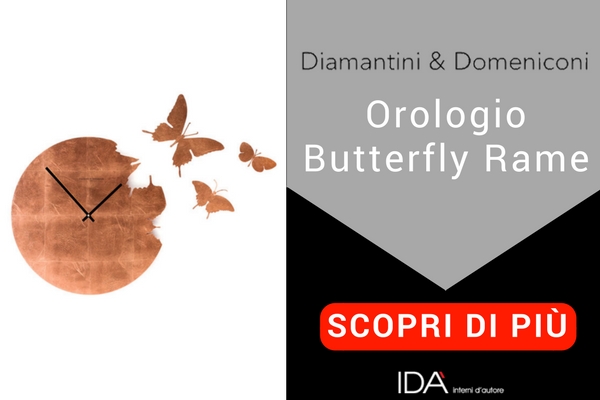 Orologio Butterfly Rame Orologio Butterfly Rame