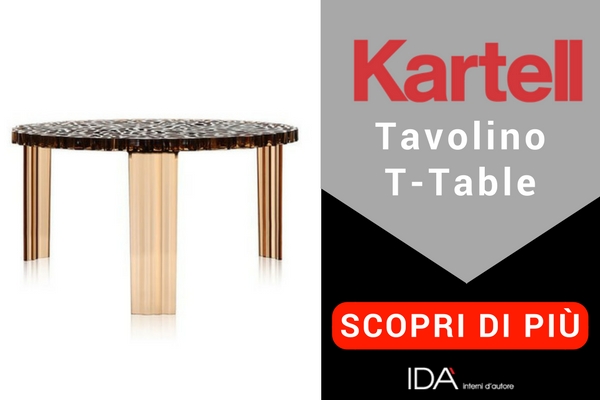 tavolino t-table kartell