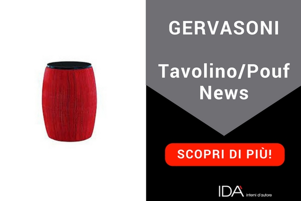 Tavolino Pouf News Gervasoni Tavolino Pouf News Gervasoni