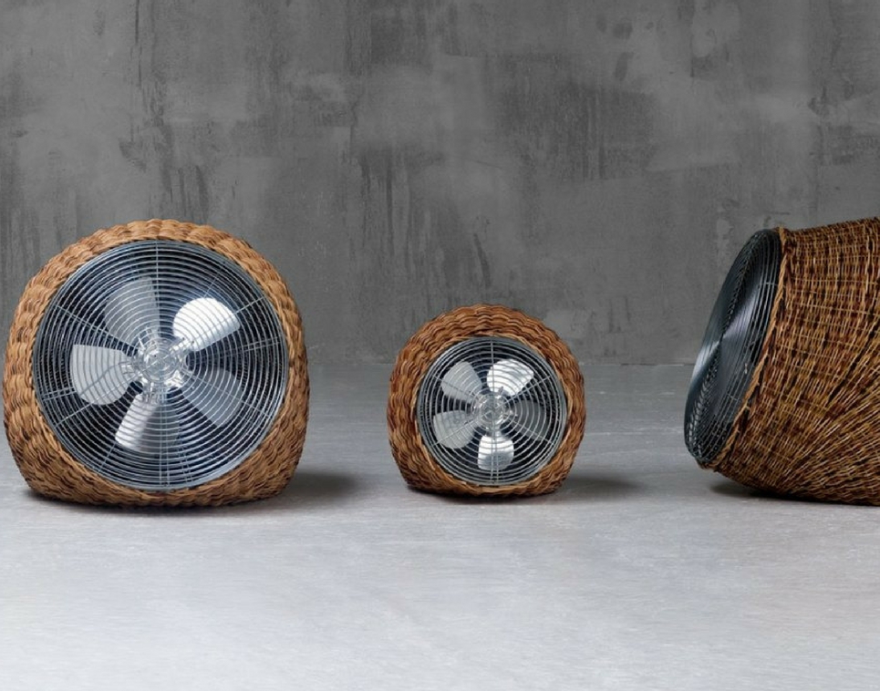 Wind di Gervasoni: il ventilatore intrecciato dal design inconfondibile