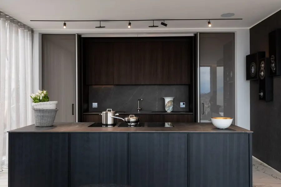 Bellevue Resort, Salerno: cucina, isola frontale