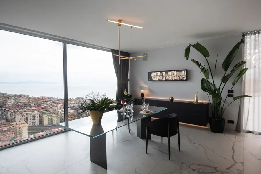 Bellevue Resort, Salerno: zona pranzo, vista mare